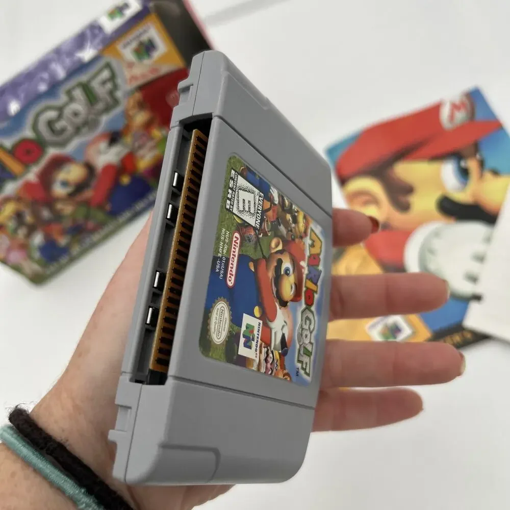Mario Golf N64 Nintendo 64 Very Rare, Original Box Complete In Box + Case
